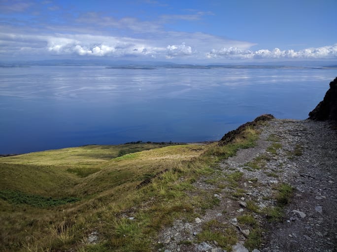views to bute from arran