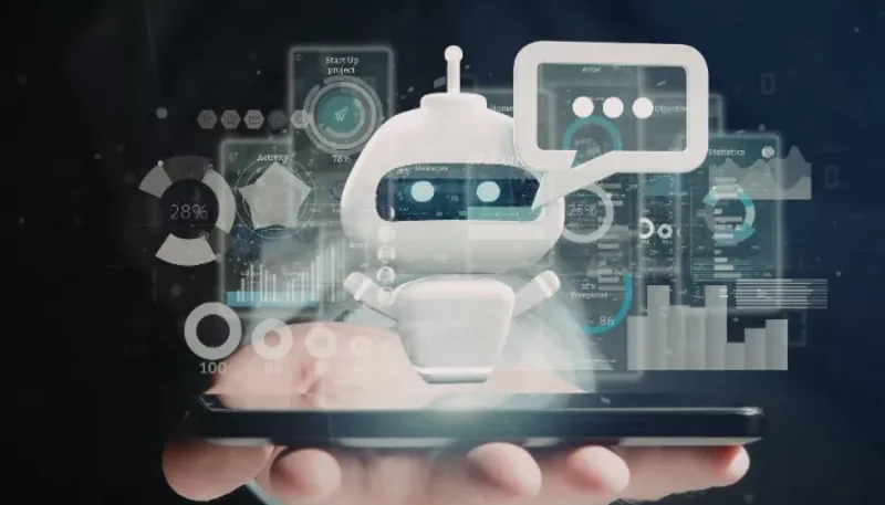 Infographic on AI tools enhancing digital marketing strategies using artificial intelligence and digital marketing.
