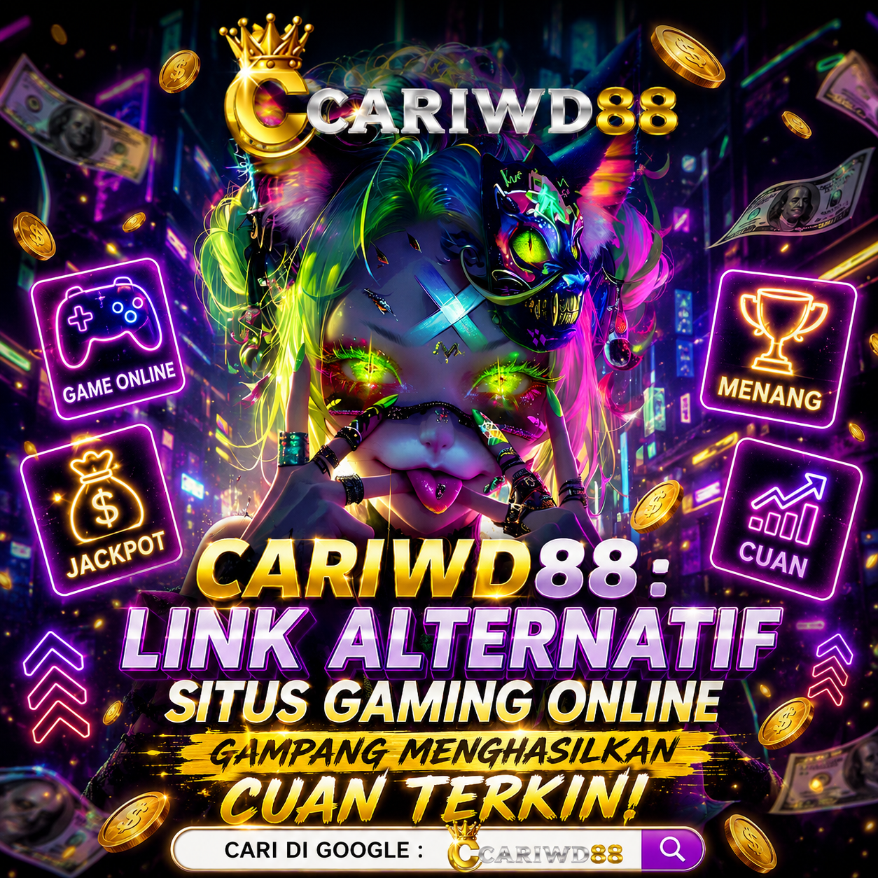 CARIWD88 : Link Alternatif Situs Gaming Online Gampang Menghasilan Cuan Terkini
