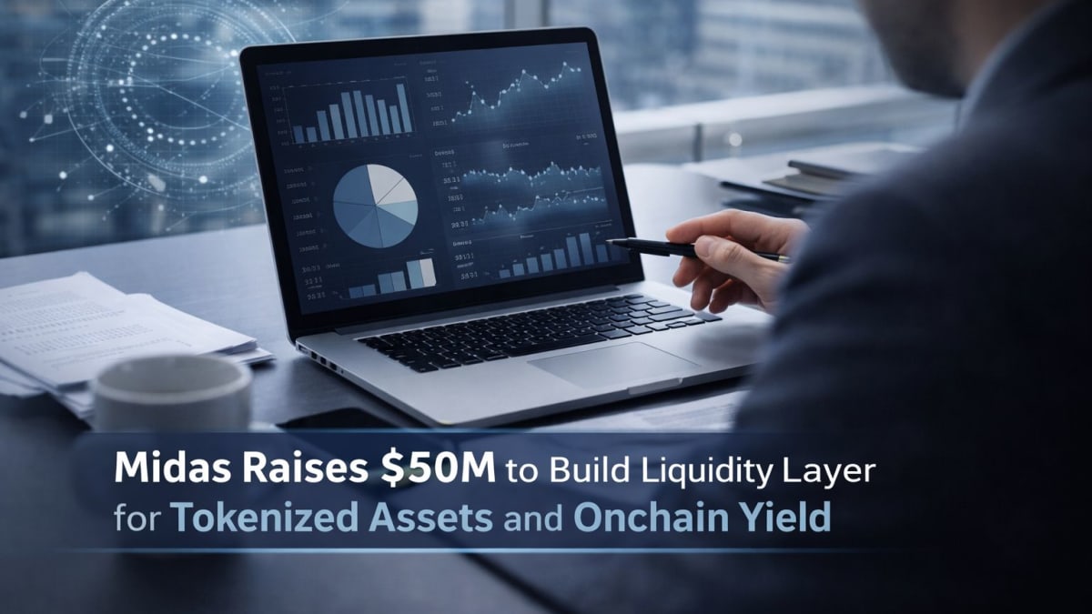 Midas Raises $50M To Build Liquidity Layer For Tokenized Assets And Onchain Yield
