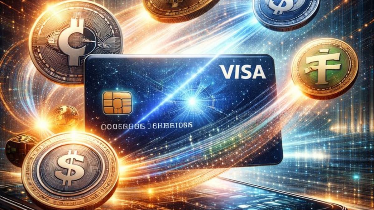Visa crypto card usage jumps more than fivefold in 2025 as payments go mainstream