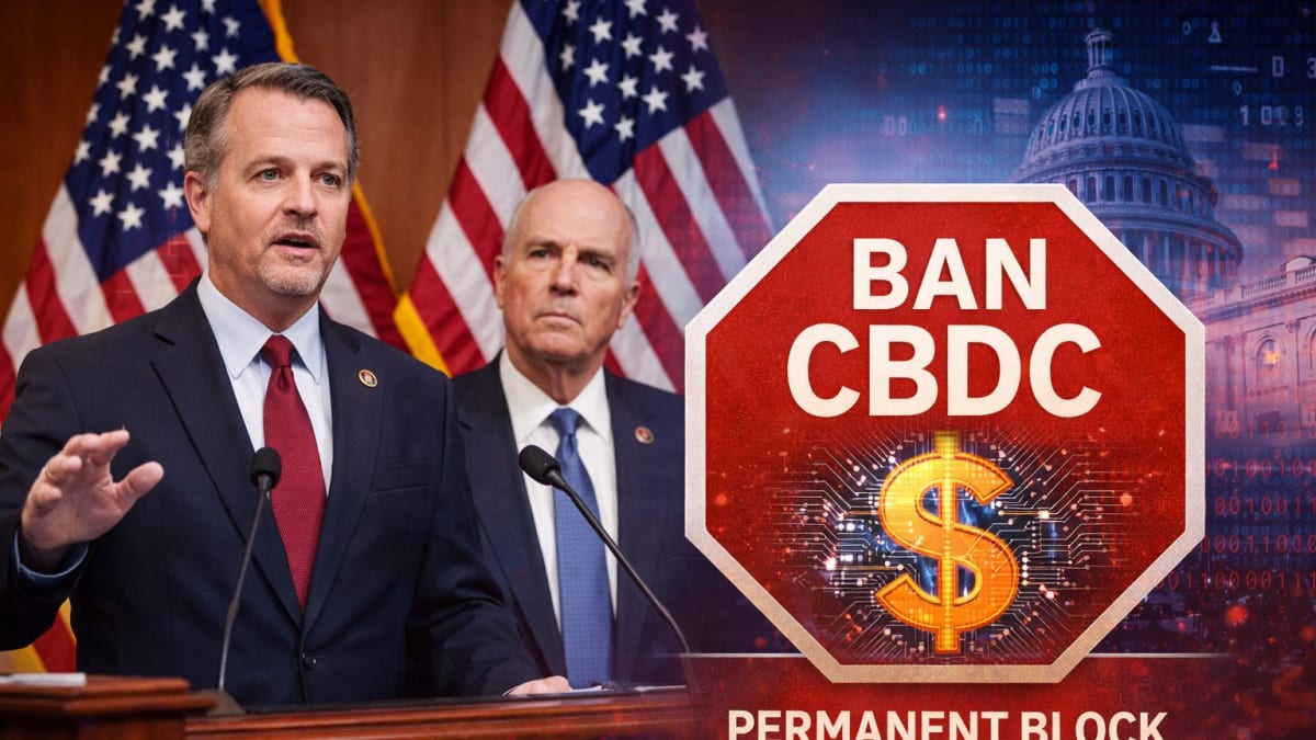 US lawmakers push for permanent ban on a digital dollar, warn temporary block isn’t enough