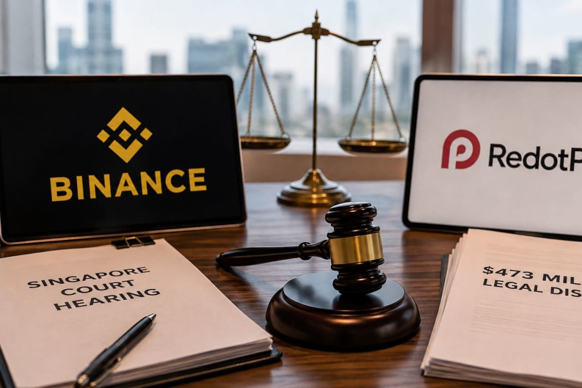 Binance, RedotPay Dispute Singapore Case Status in $473M Legal Fight