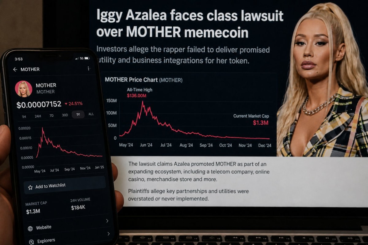 Iggy Azalea Hit With Class-Action Lawsuit Over Mother Memecoin