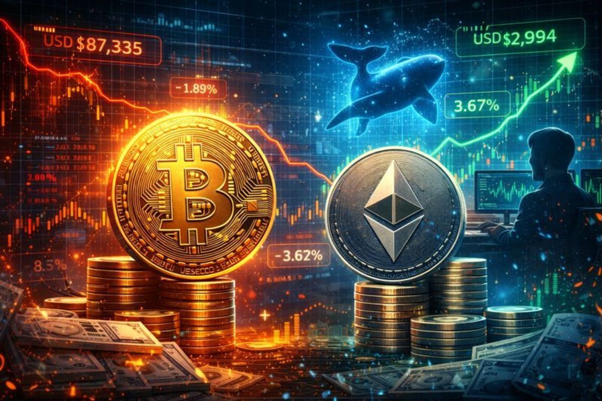 Bitcoin Sell Pressure Eases as Long-Term Holders Pause, Ether Whales Step In