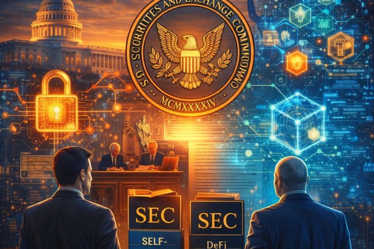 New SEC filings sharpen debate over self-custody and DeFi rules as market structure talks intensify
