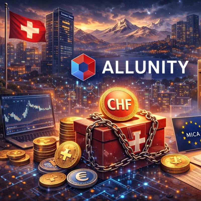 Deutsche Bank-backed AllUnity debuts MiCA-compliant Swiss franc stablecoin on Ethereum
