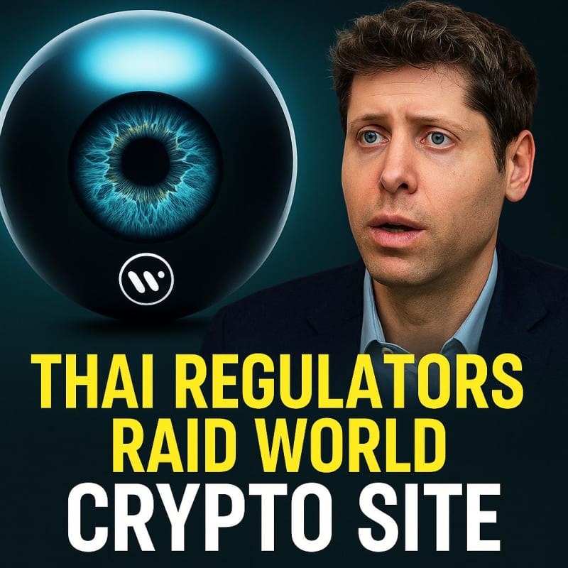 Thai Regulators Raid World Iris Scanning Site Over Unlicensed Crypto Operations
