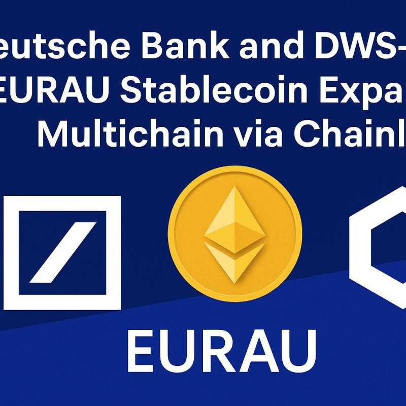 Deutsche Bank and DWS-Backed EURAU Stablecoin Expands Multichain via Chainlink’s CCIP, Marking a Milestone in Europe’s Tokenized Finance