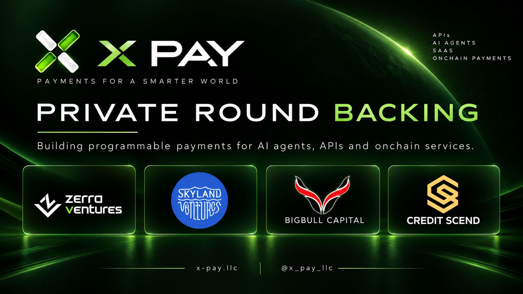 X Pay Announces Private Round Backing from Leading Web3 Investors