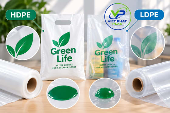 Best Material for Custom Bag Printing: HDPE vs LDPE