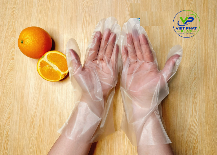 Compared to traditional PE gloves, they feel softer and stretch slightly better
