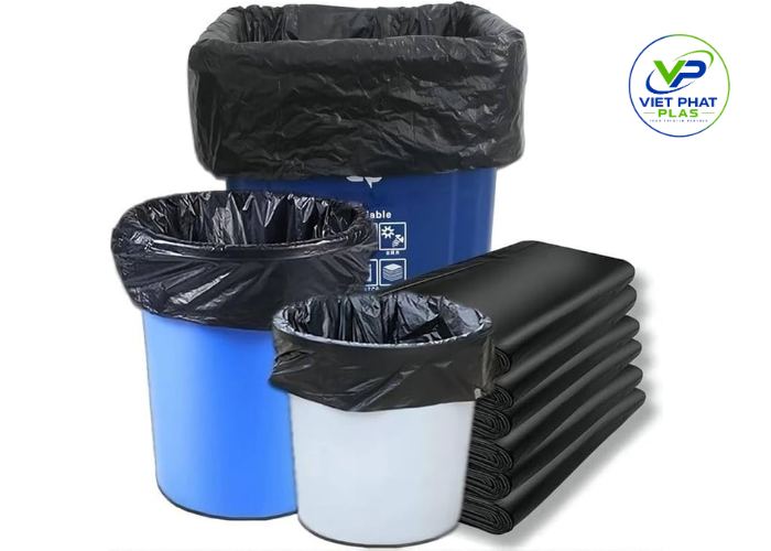 Black garbage bag is produced in many different sizes