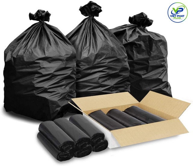 Industrial trash bag rolls