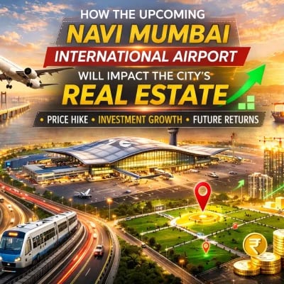 How the upcoming Navi Mumbai International Airport will impact the city's real estate prices and investment growth