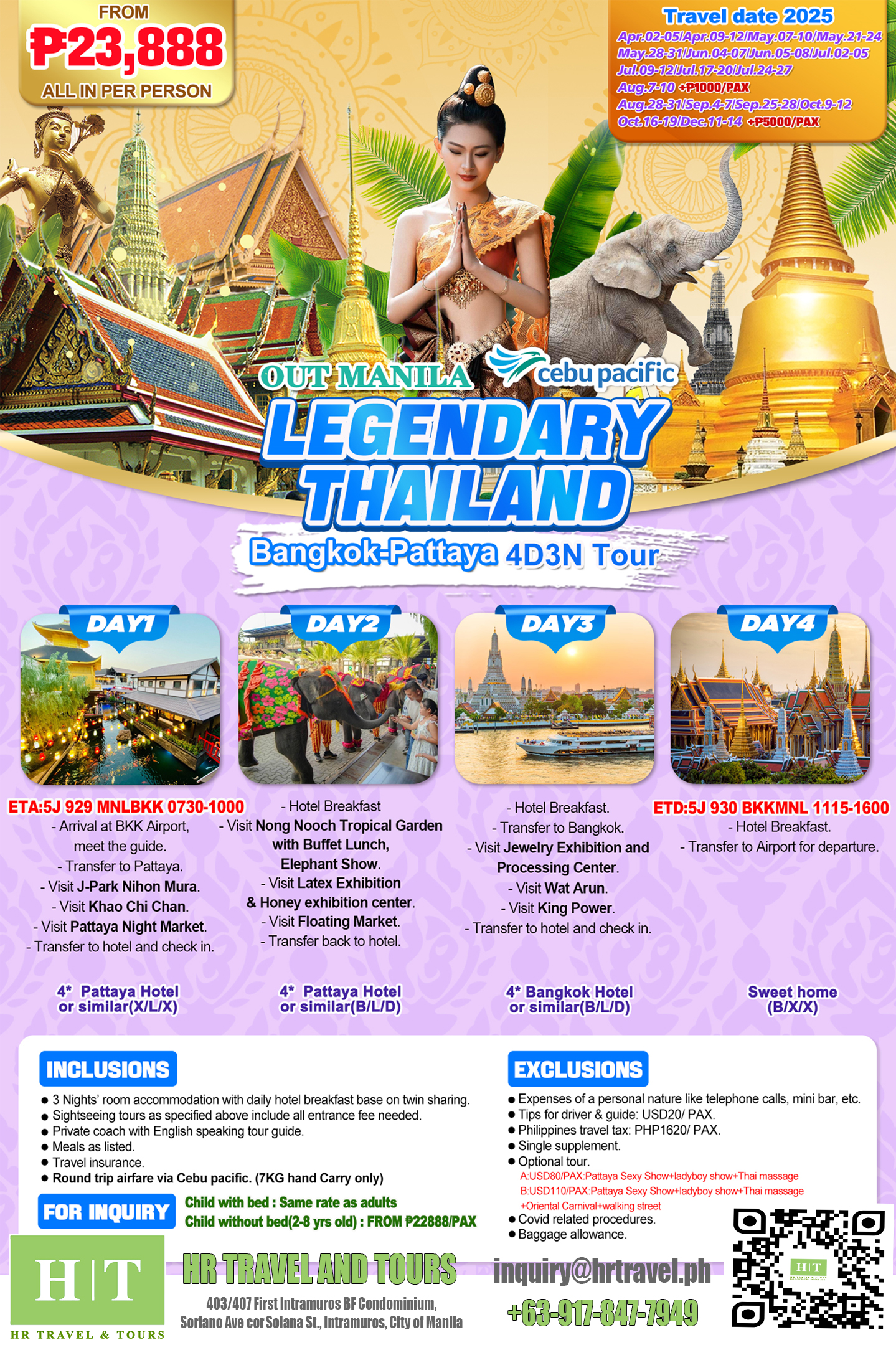 Thailand Bangkok Pattaya Tour
