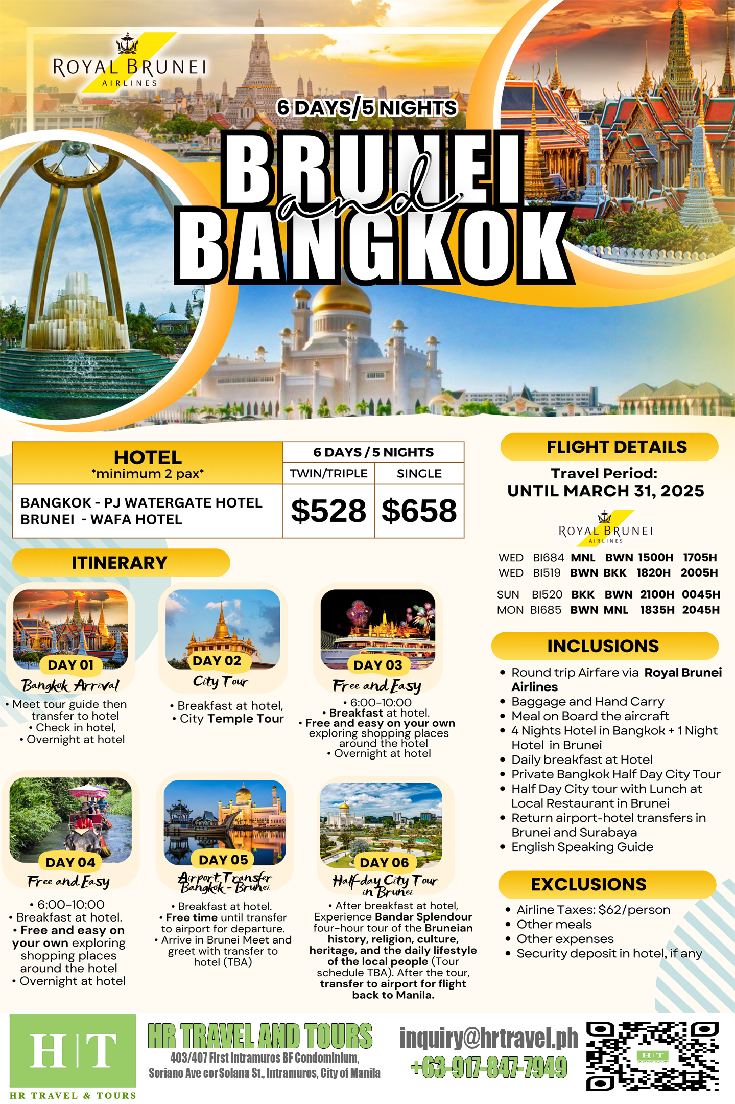 Brunei and Bangkok All-In Tour