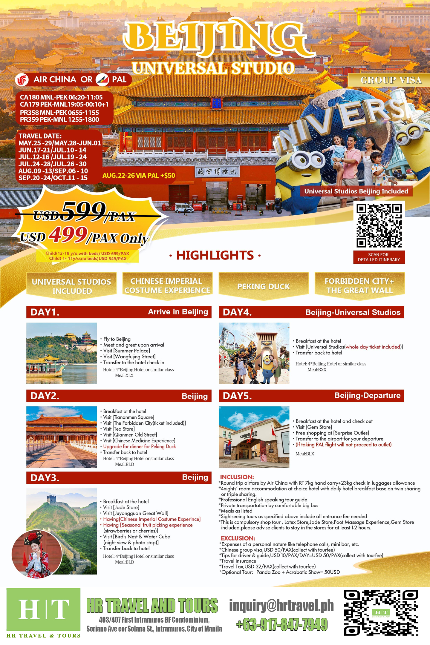 Beijing Universal Studio 5D4N