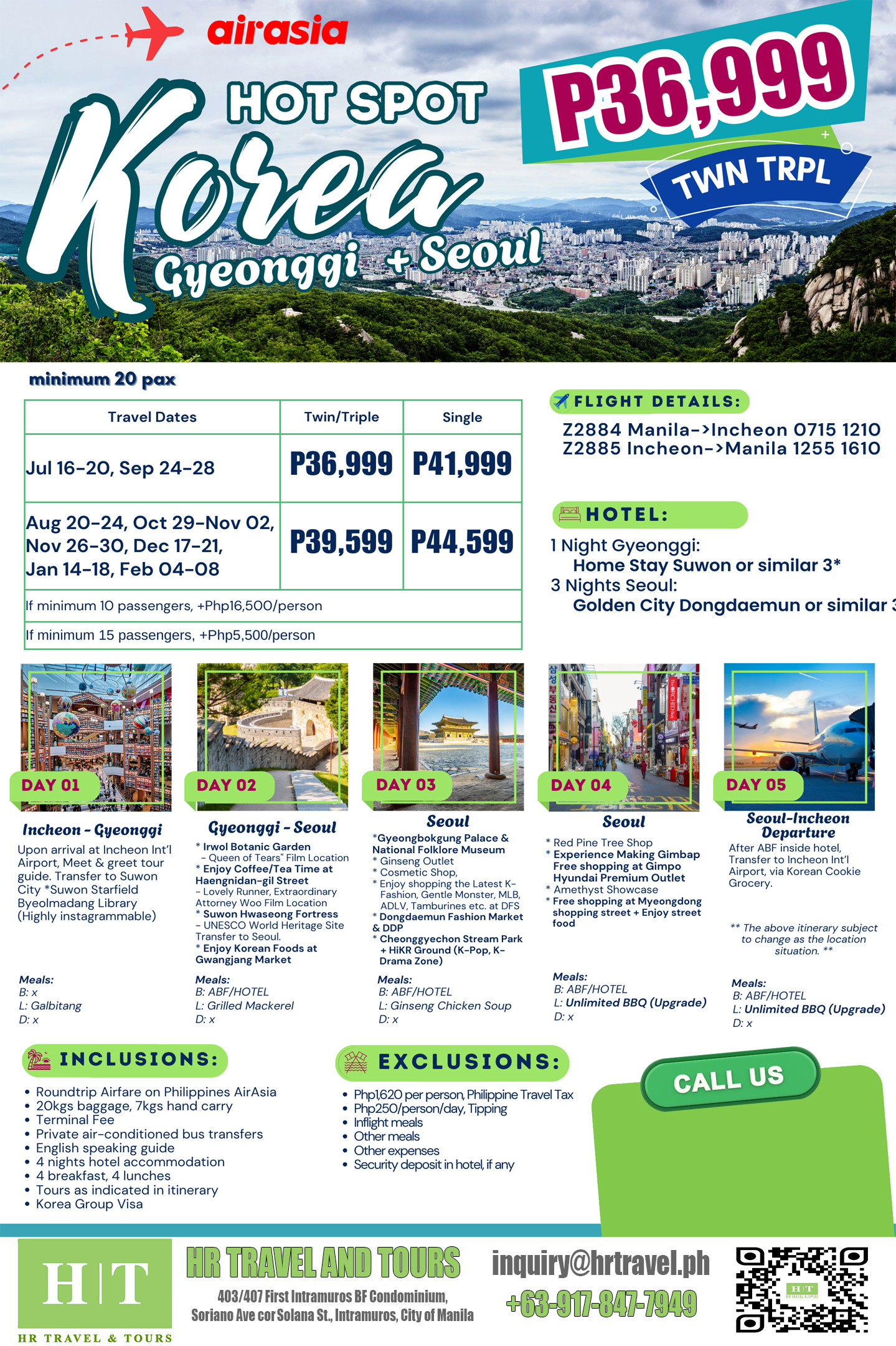 Hot Spots in Korea Tour