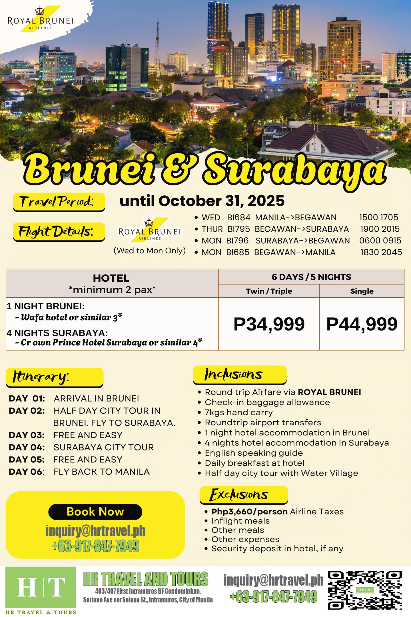 Brunei and Surabaya Tour