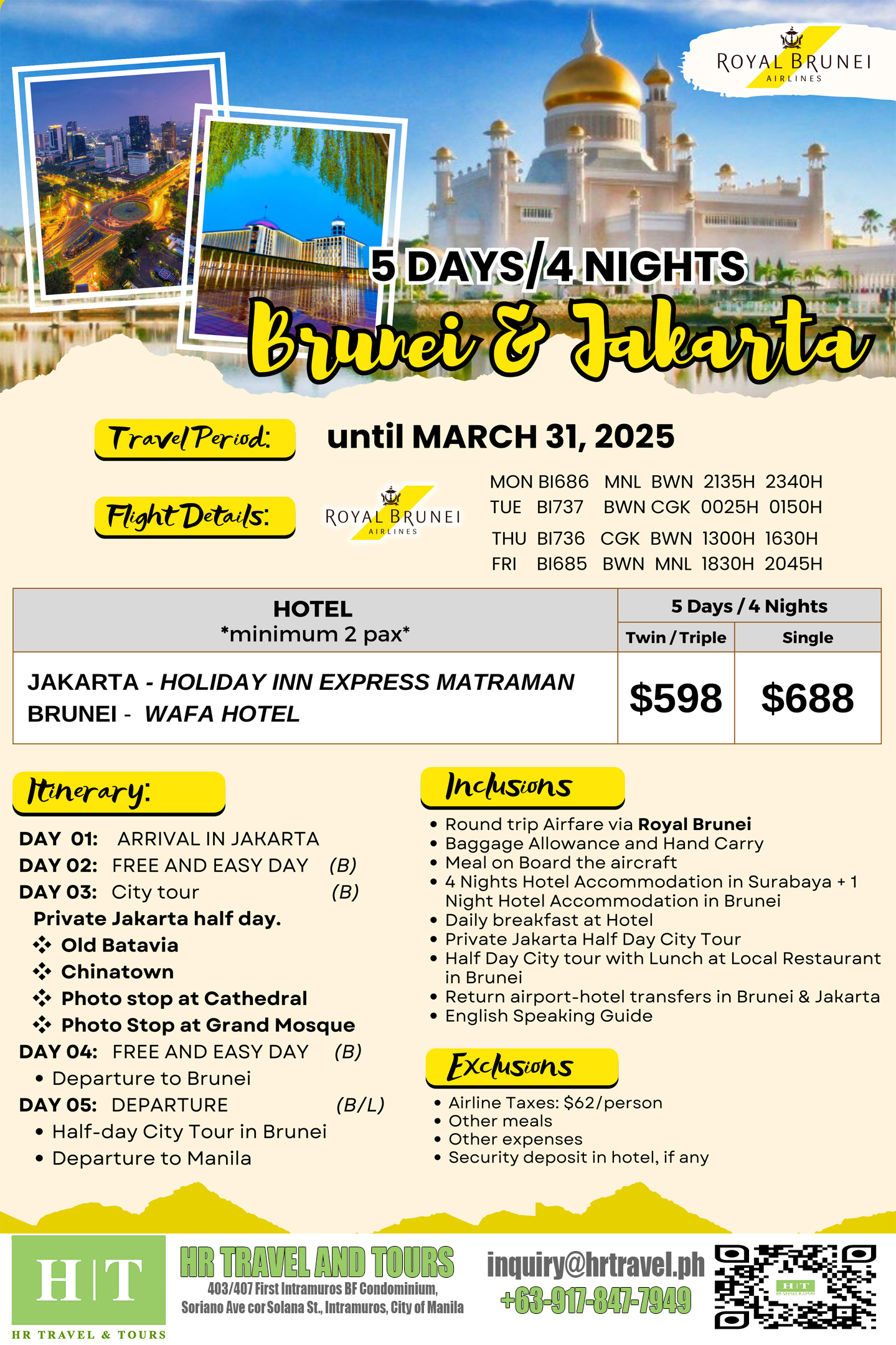 Brunei and Jakarta Tour
