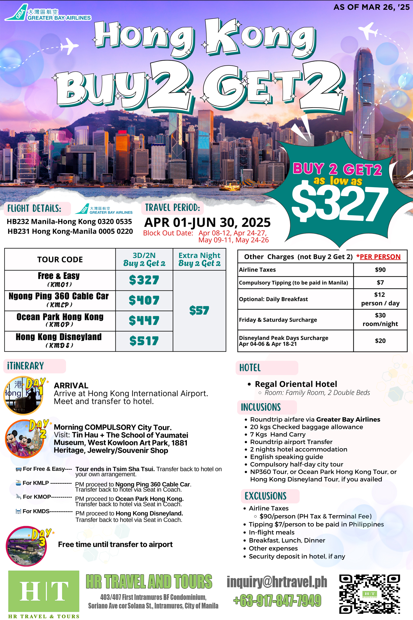 Hong Kong B2G2 Tour