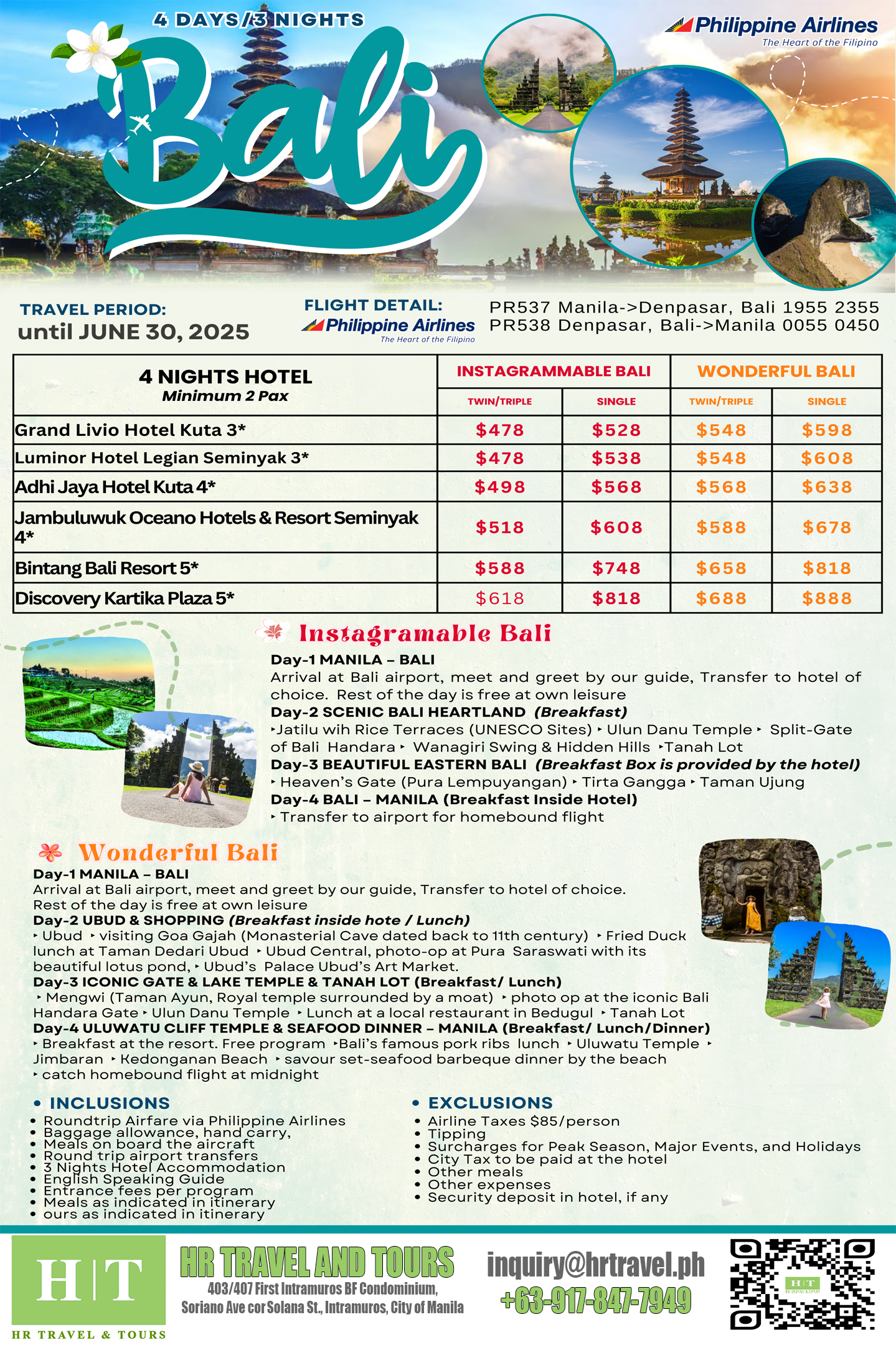 Bali All-In Tour