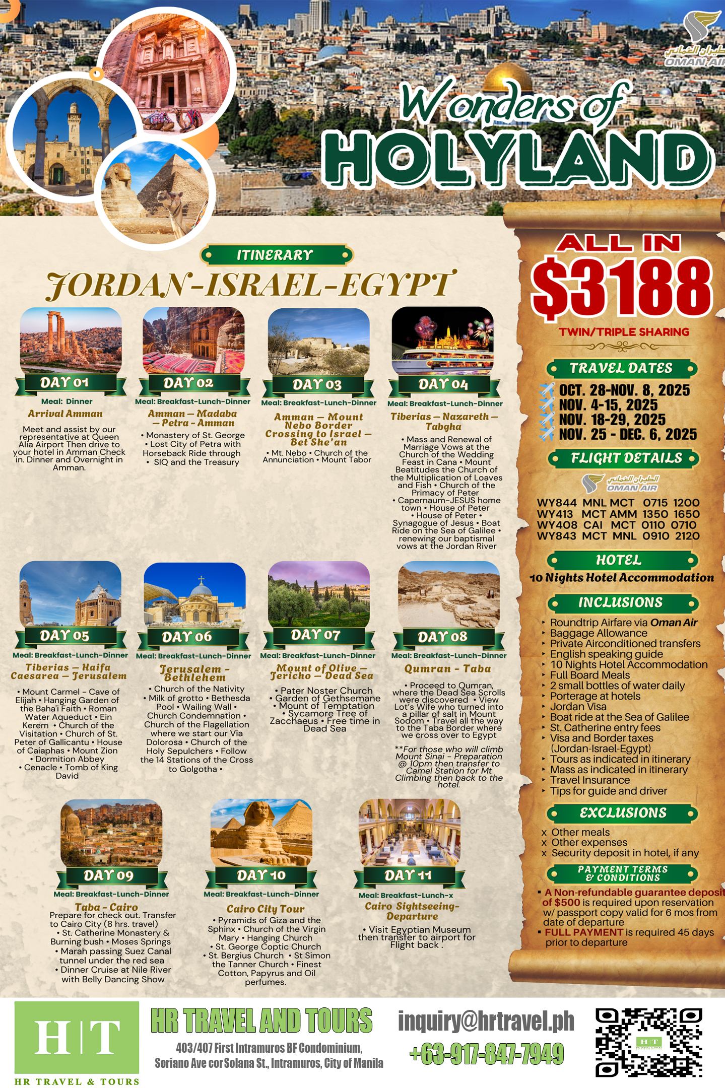 Holy Land Tour