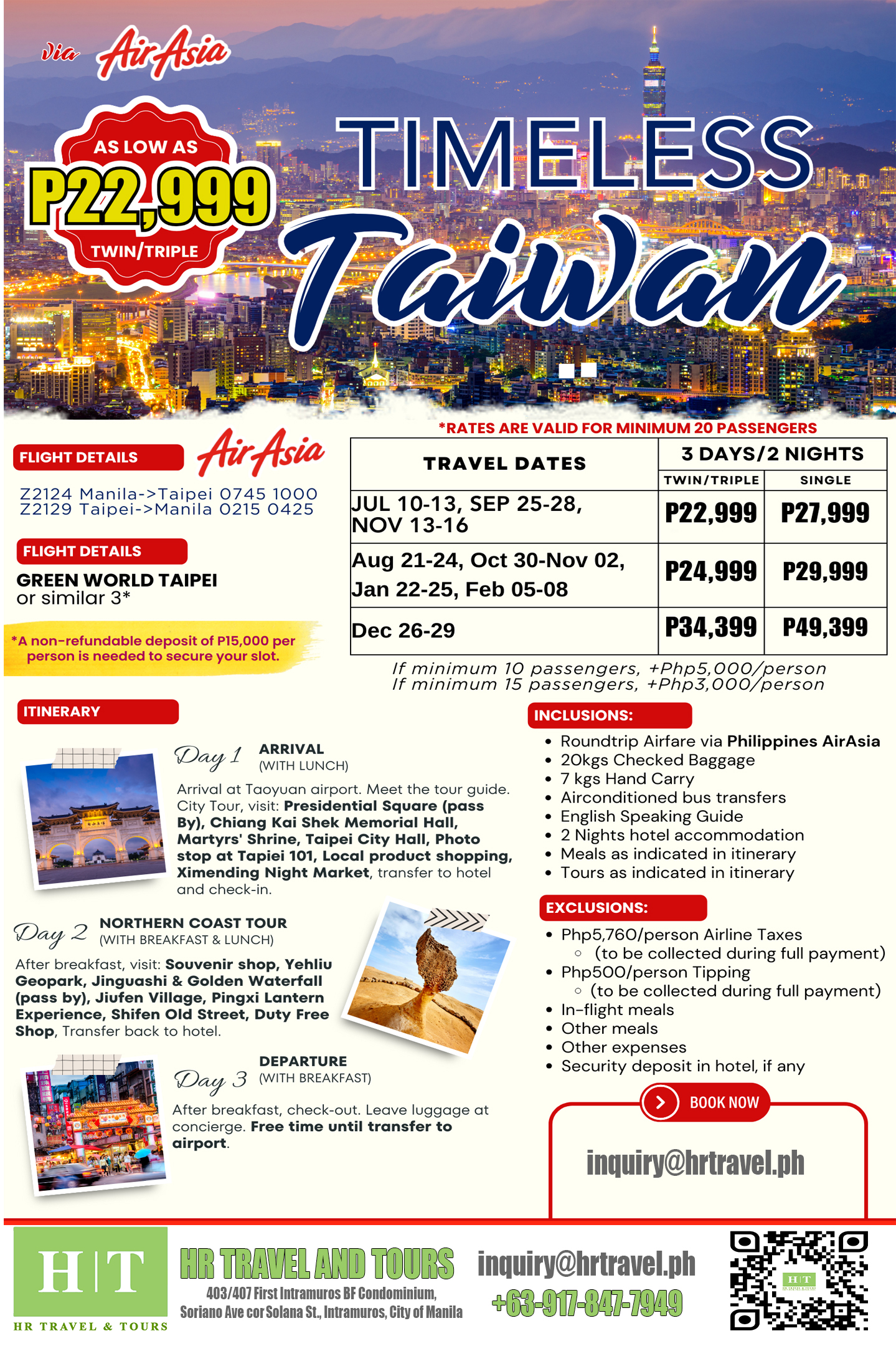 Taiwan Timeless Tour