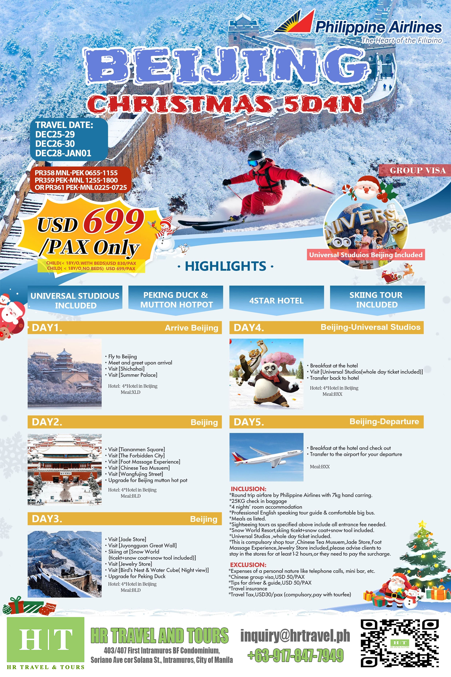 Beijing Skiing 5D4N