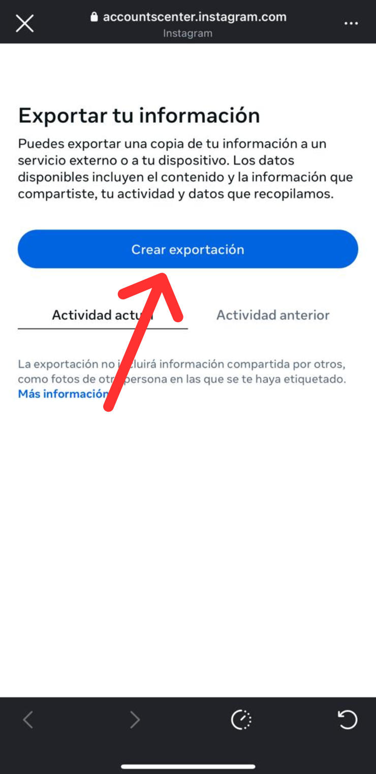 Paso 2.4 - Crear exportación