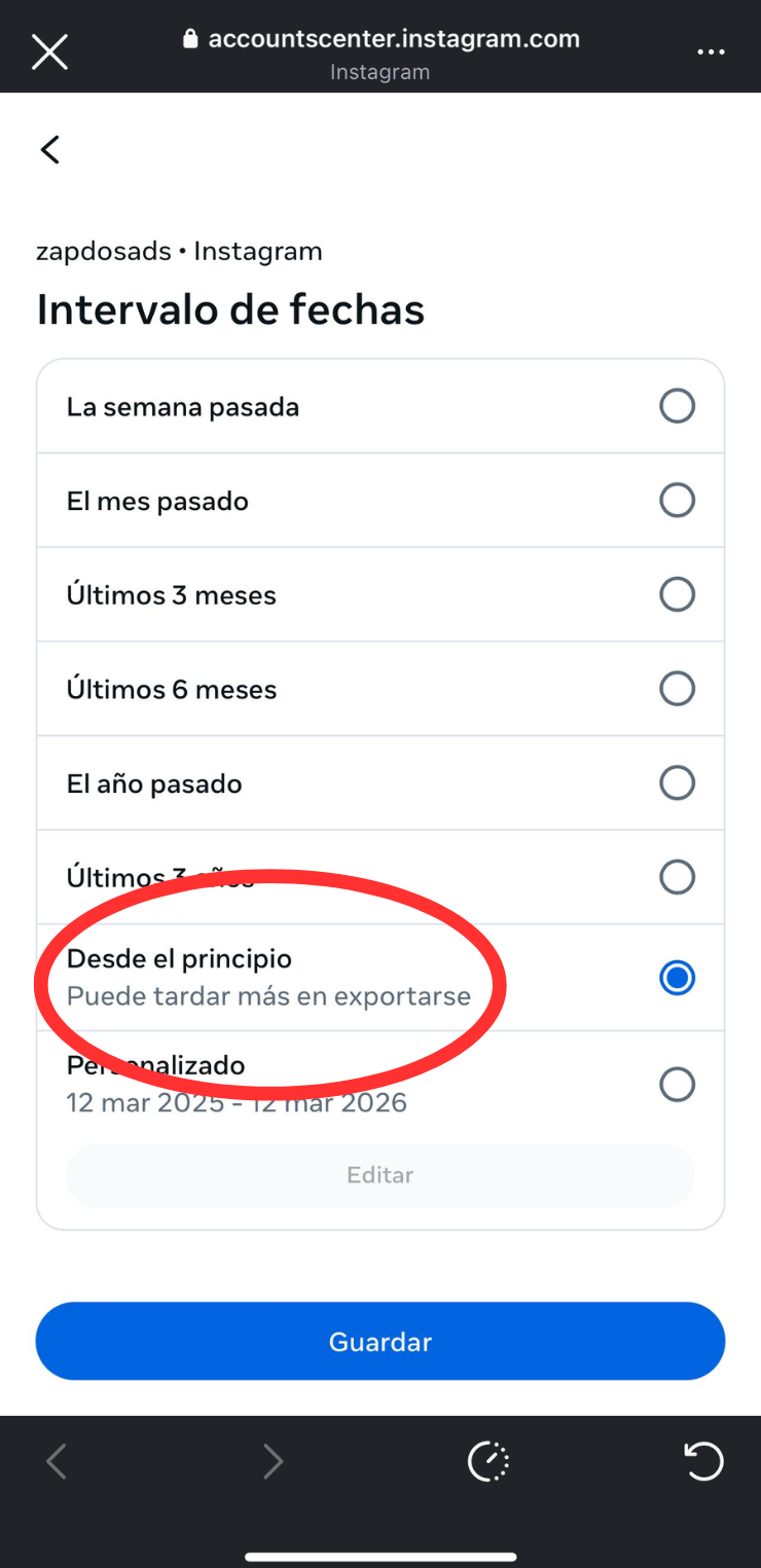 Paso 3.5 - Desde el principio