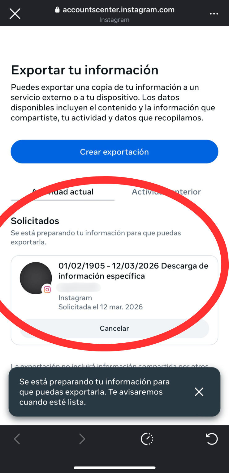 Paso 4.1 - Pantalla de descarga