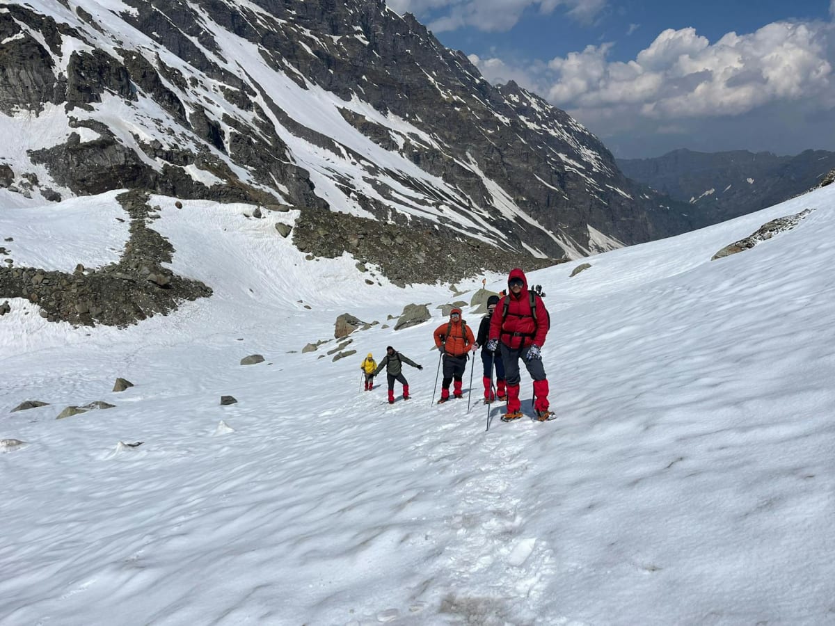 Scarpa alpine boot rocky mountain pass descent