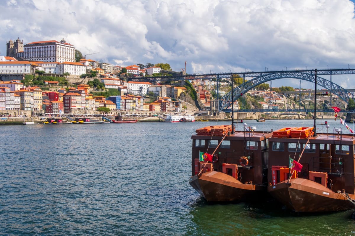 Oporto Portugal oceanfront hotel Douro River valley architecture