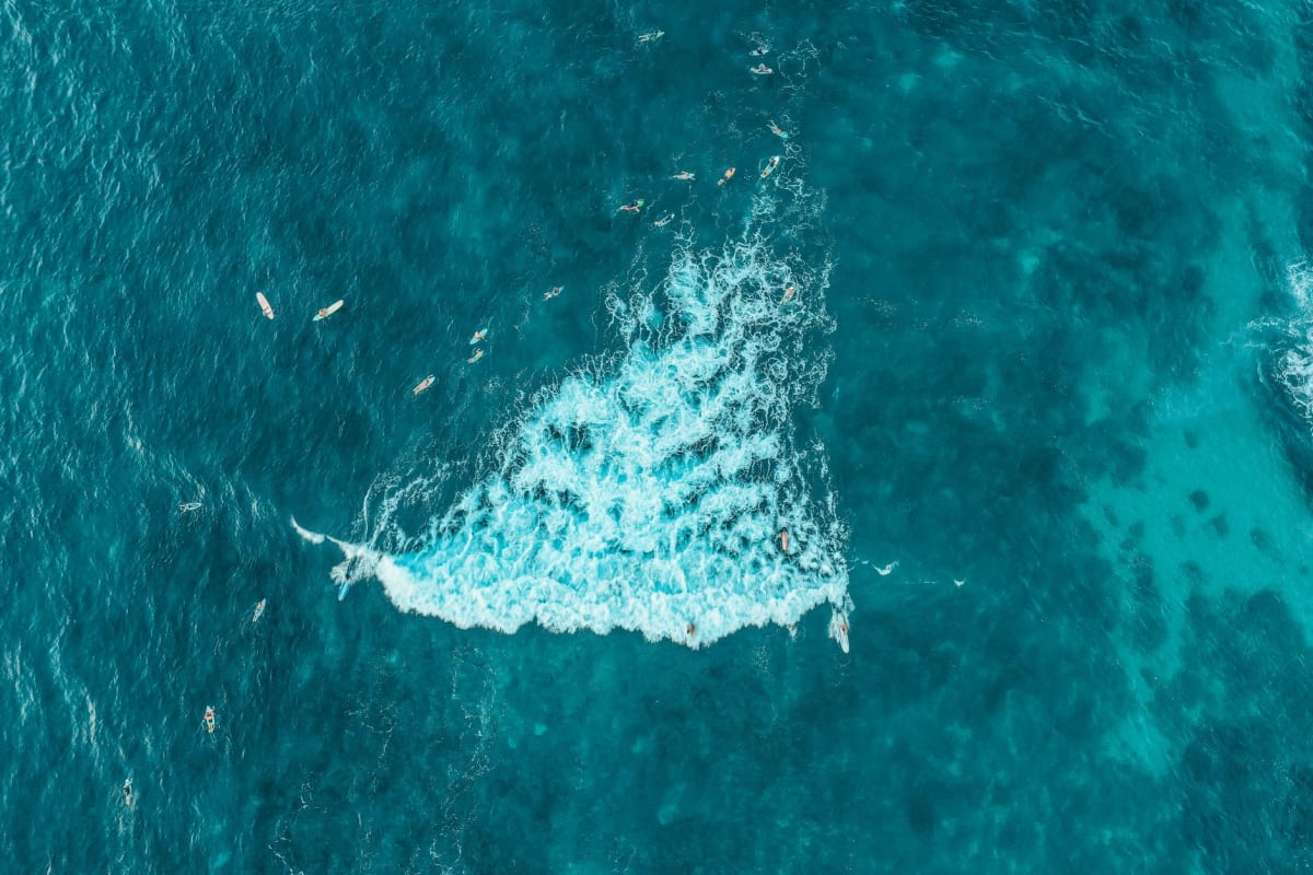 Kandui Break Mentawai Islands swell peeling offshore wind aerial