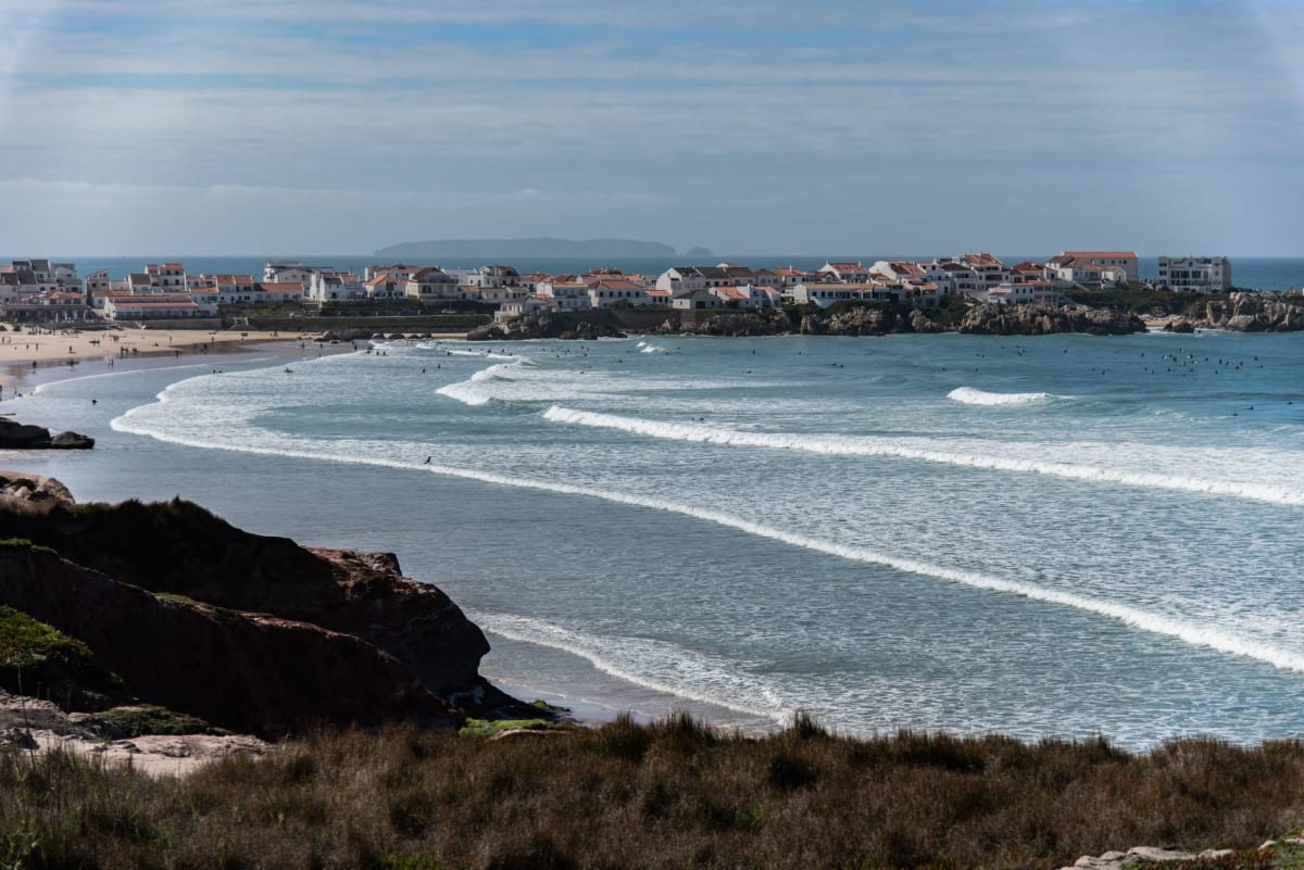 Supertubos Peniche Portugal tube wave reef break