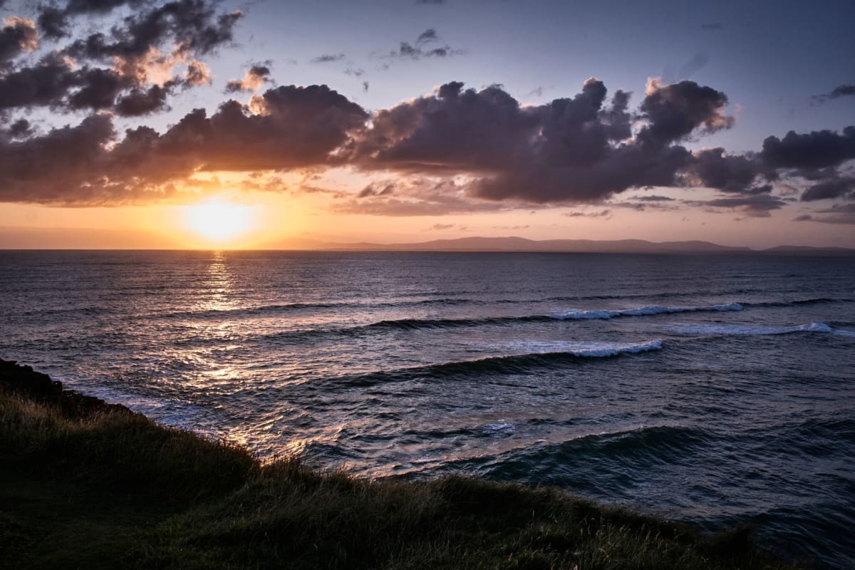 Bundoran County Donegal Ireland surf break reef wave autumn swell