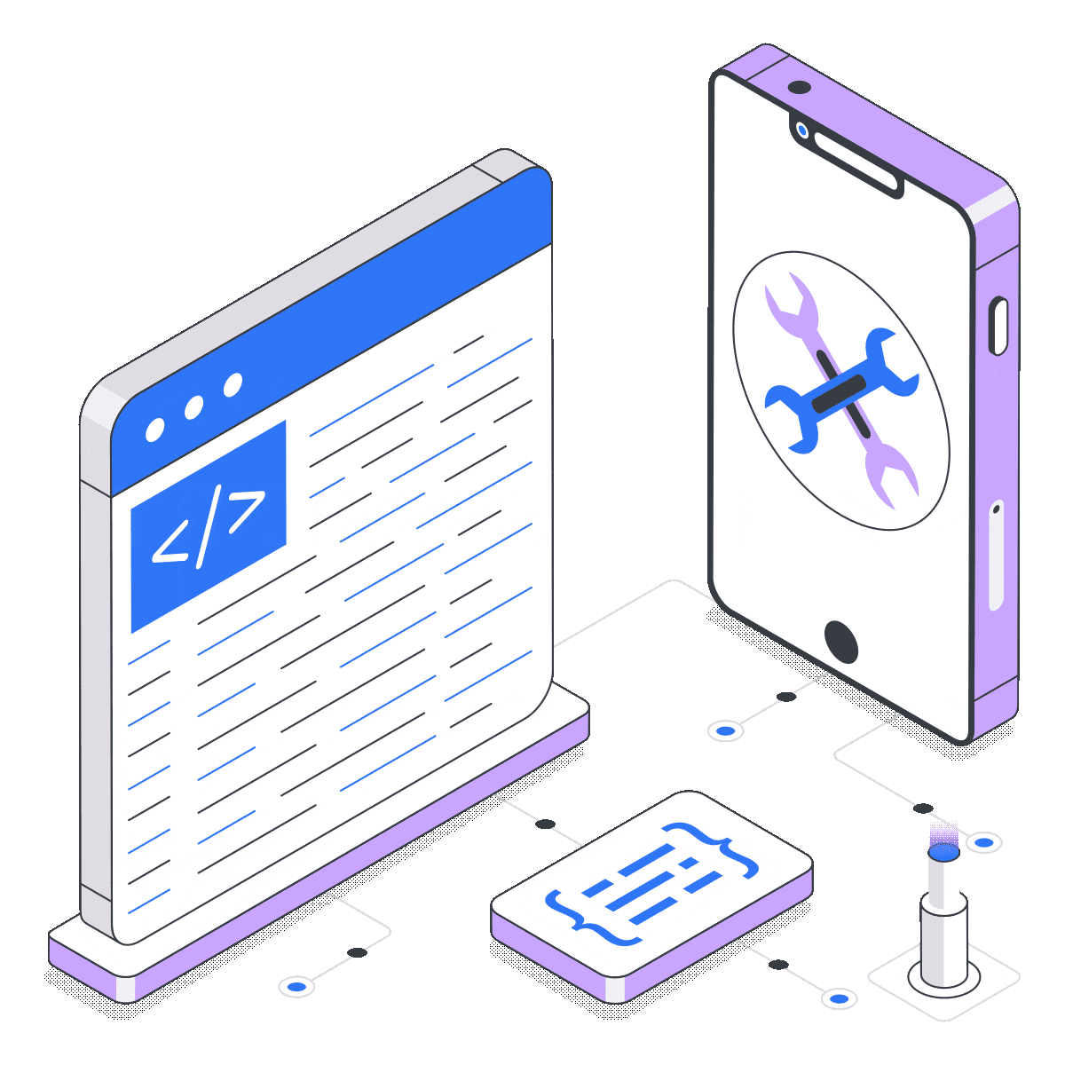 Web application penetration testing security illustration