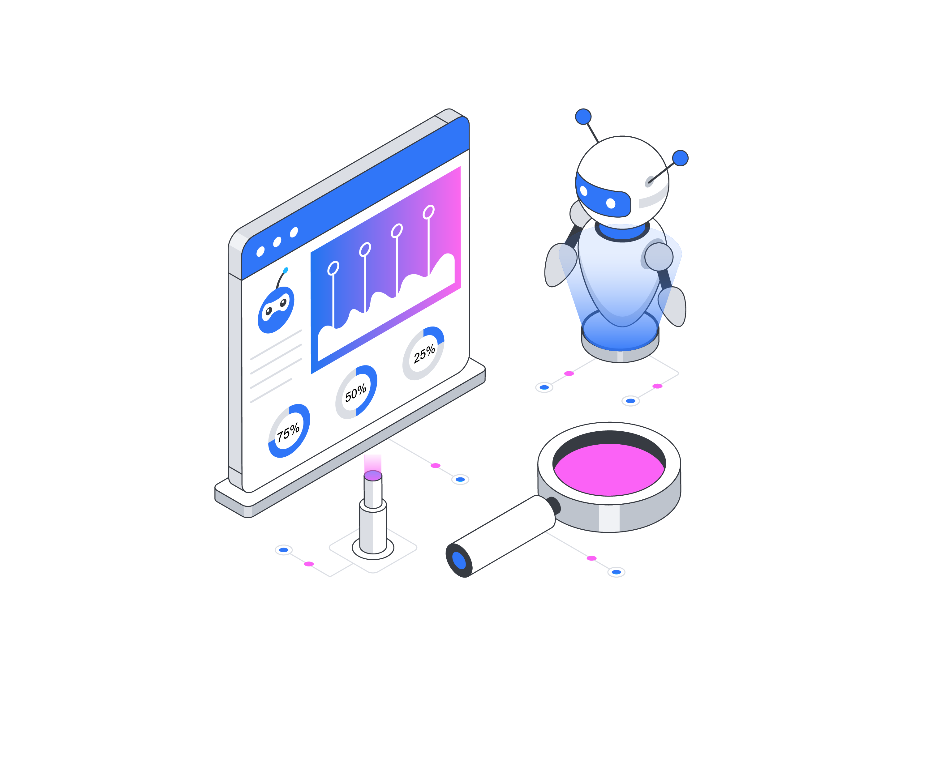 Web application penetration testing security illustration