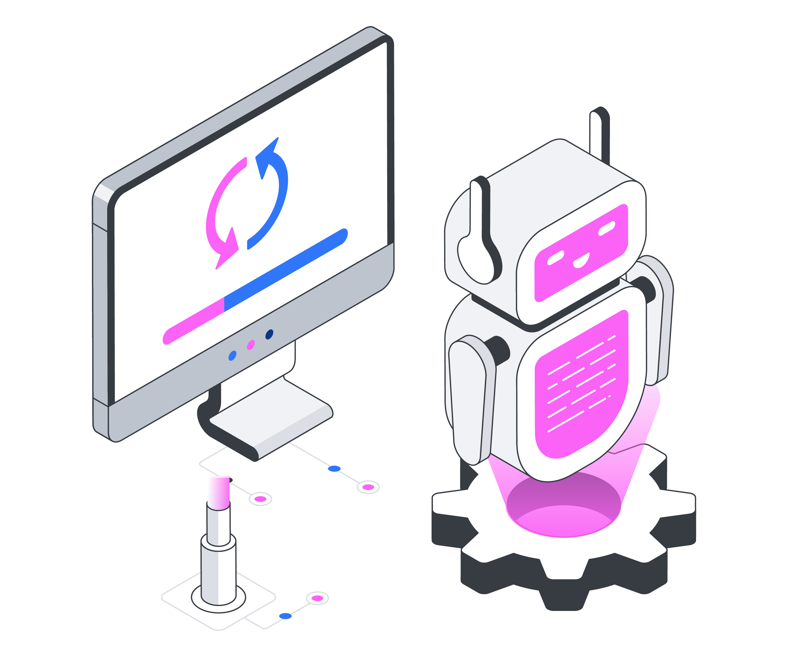 Web application penetration testing security illustration