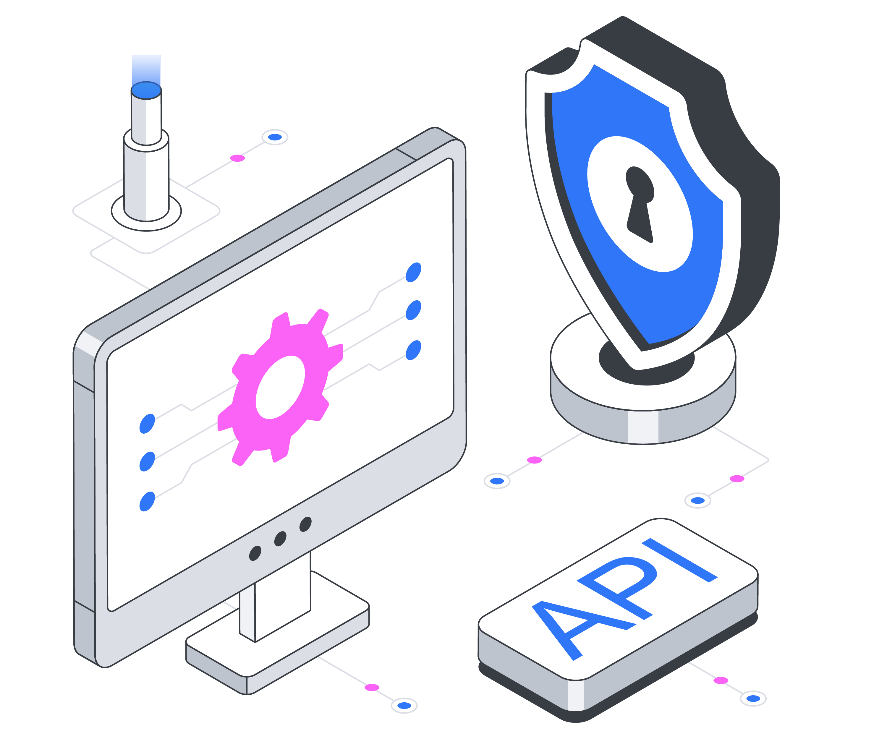 Web application penetration testing security illustration