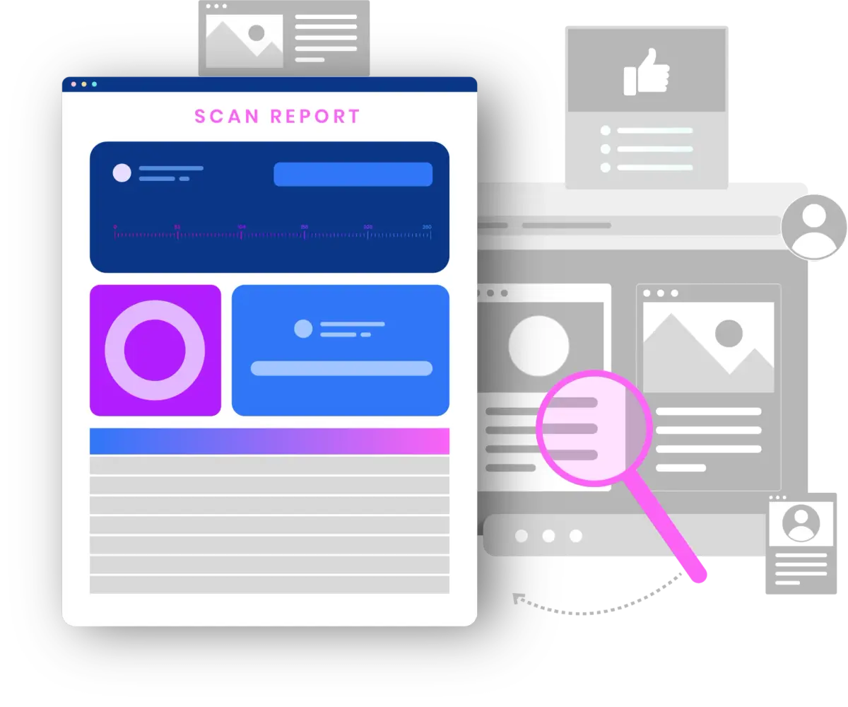 Website Scanner Illustration