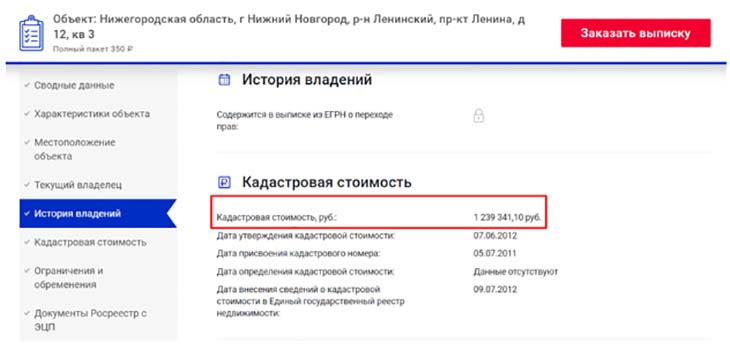 Что Значит Указана Кадастровая Стоимость Квартиры