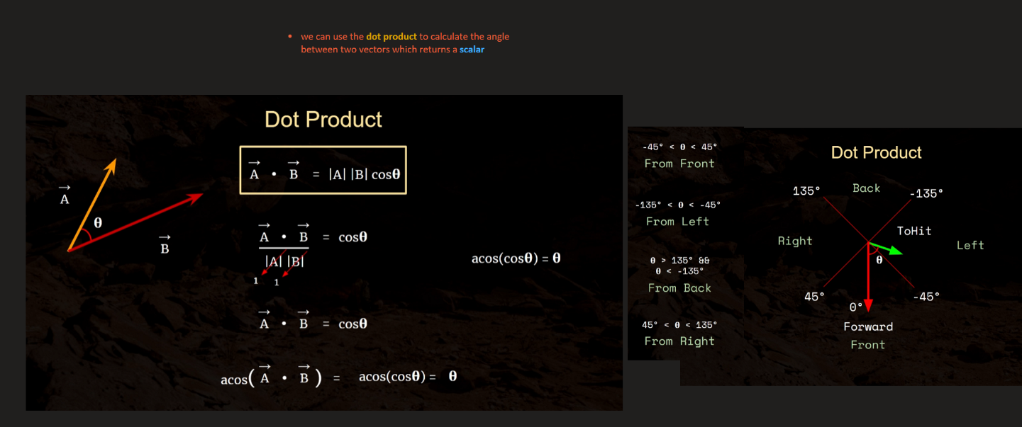 unreal_dot_product_math_onenote