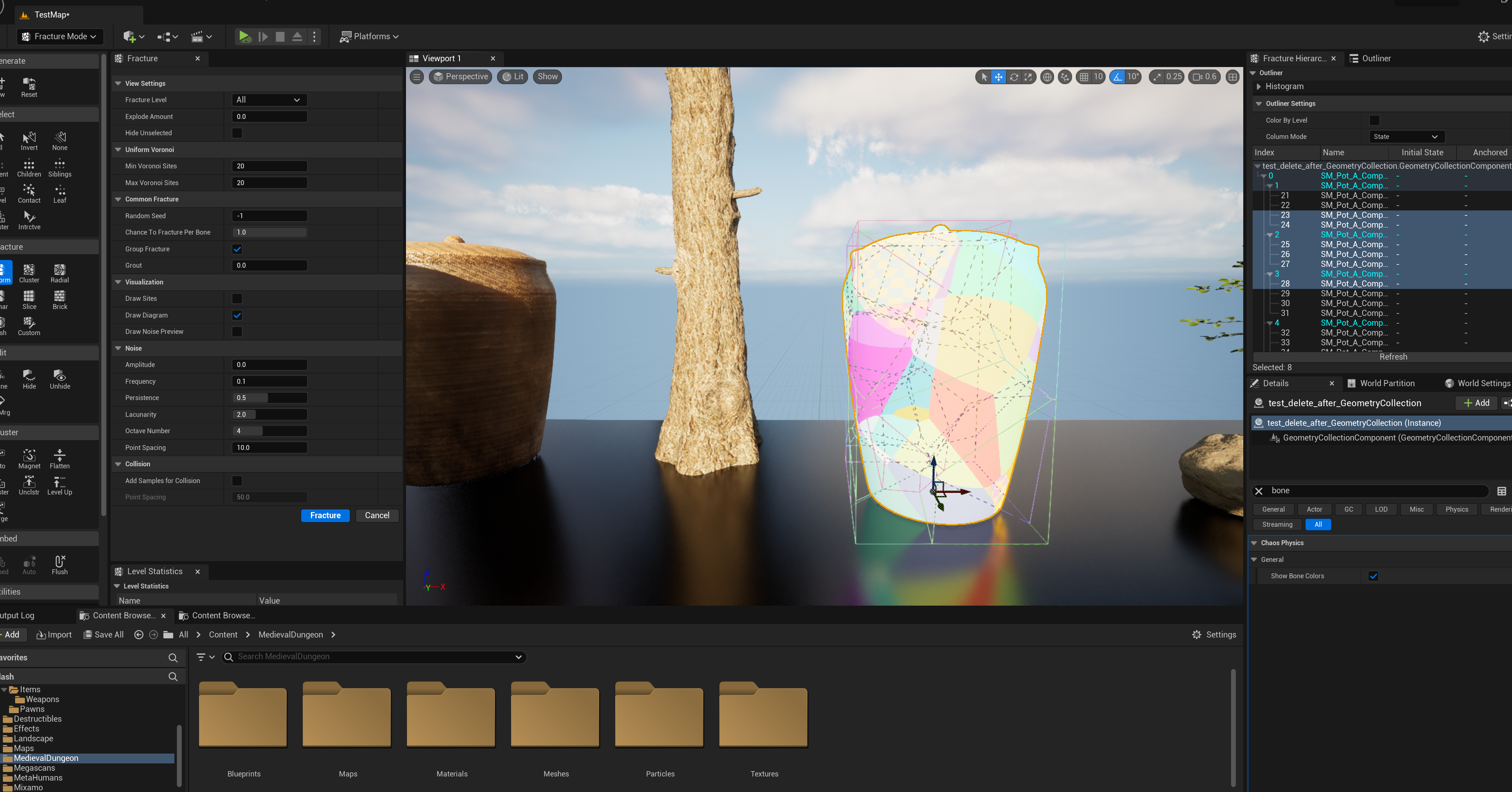 unreal_voronoi_uniform_fracturing