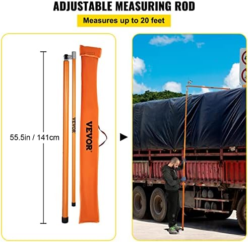Vue 3 de Vevor Canne Telescopique Mesure