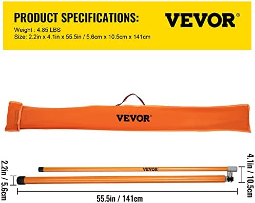 Vue 7 de Vevor Canne Telescopique Mesure