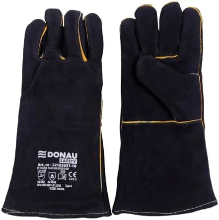 Vue 4 de Gant De Soudeur En