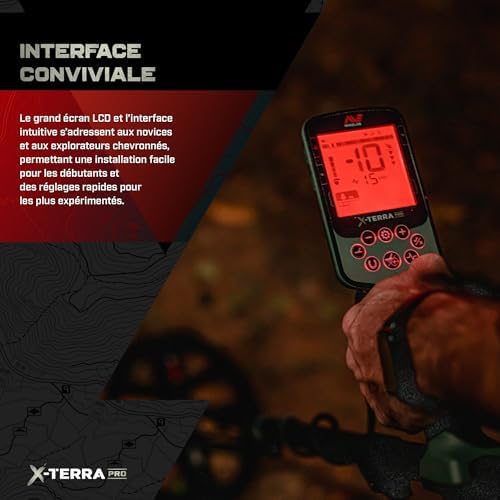 Vue 3 de Minelab Xterra Pro Ensemble